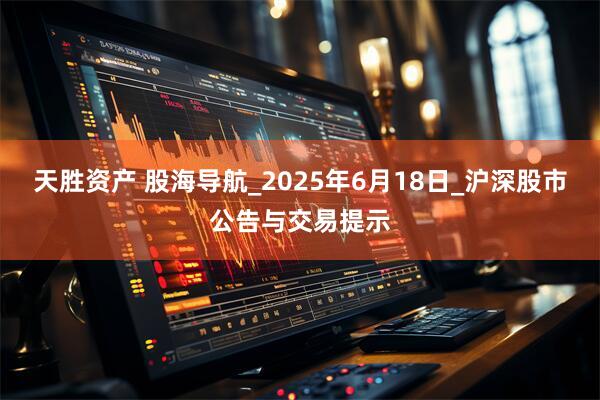 天胜资产 股海导航_2025年6月18日_沪深股市公告与交易提示