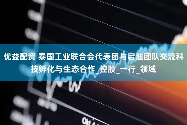优益配资 泰国工业联合会代表团与启迪团队交流科技孵化与生态合作_控股_一行_领域